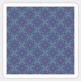 Geometric pattern matte colors Sticker